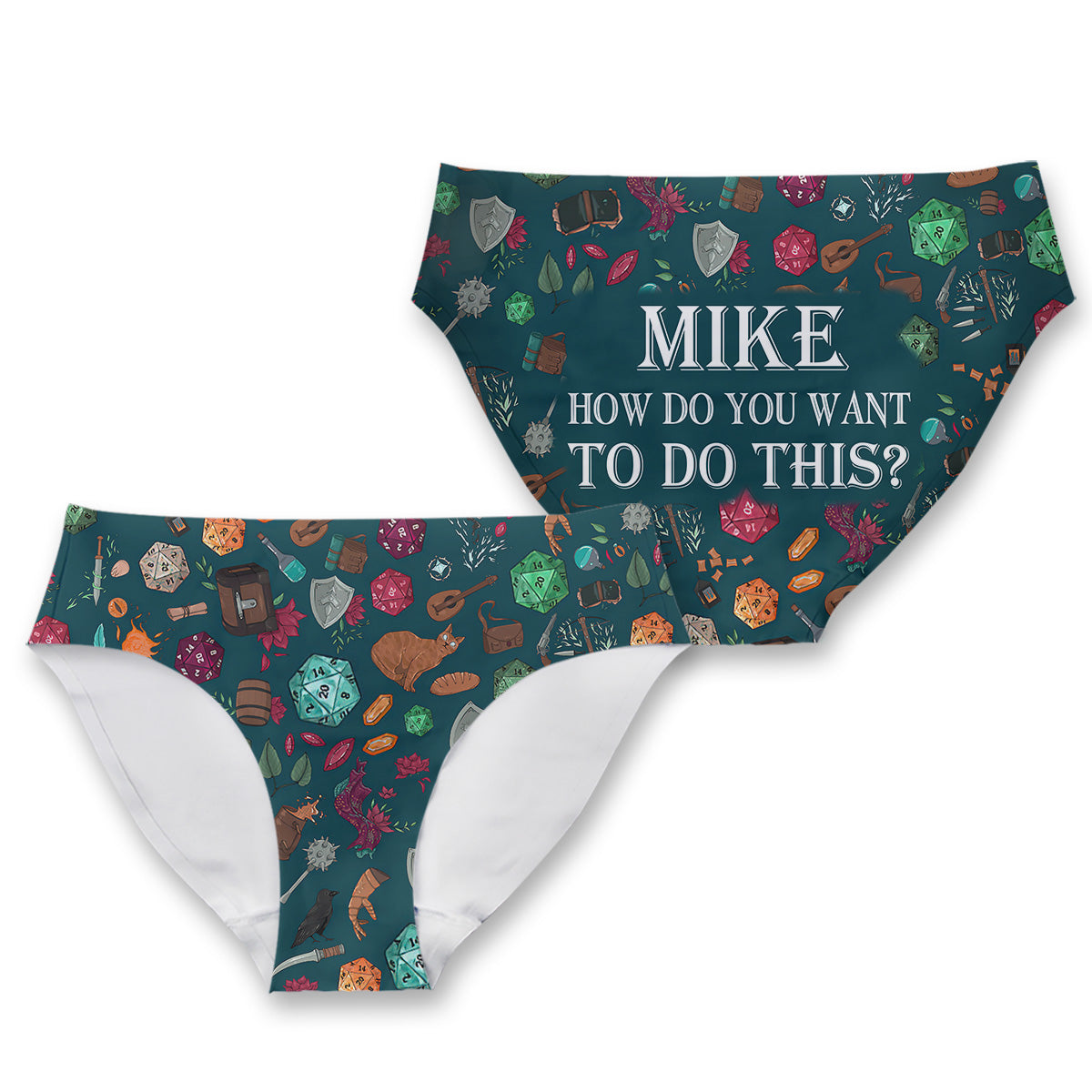 Wie möchten Sie vorgehen? - Personalisierte RPG-Damen-Slips