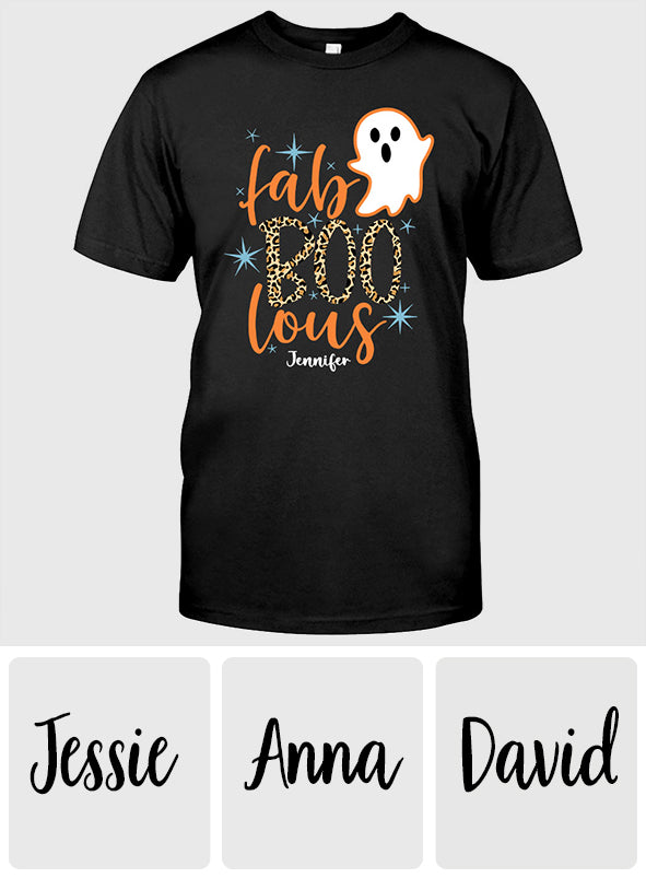 Halloween Boo – Personalisiertes Halloween-T-Shirt und Hoodie