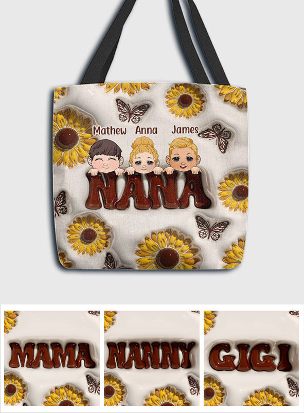 Die beste Oma der Welt – Geschenk für Oma – Personalisierte Tragetasche