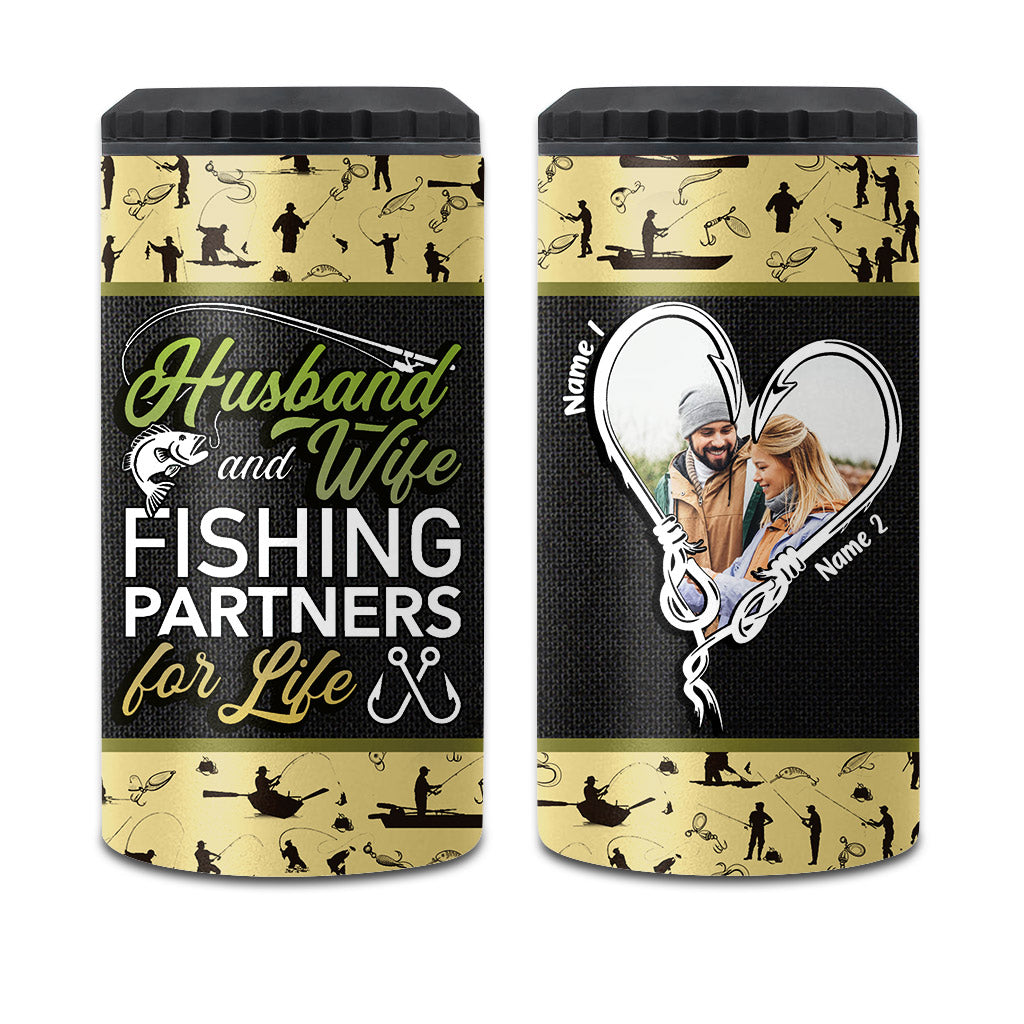 Ehemann und Ehefrau – Personalisierte Angeldosen-Kühlbox