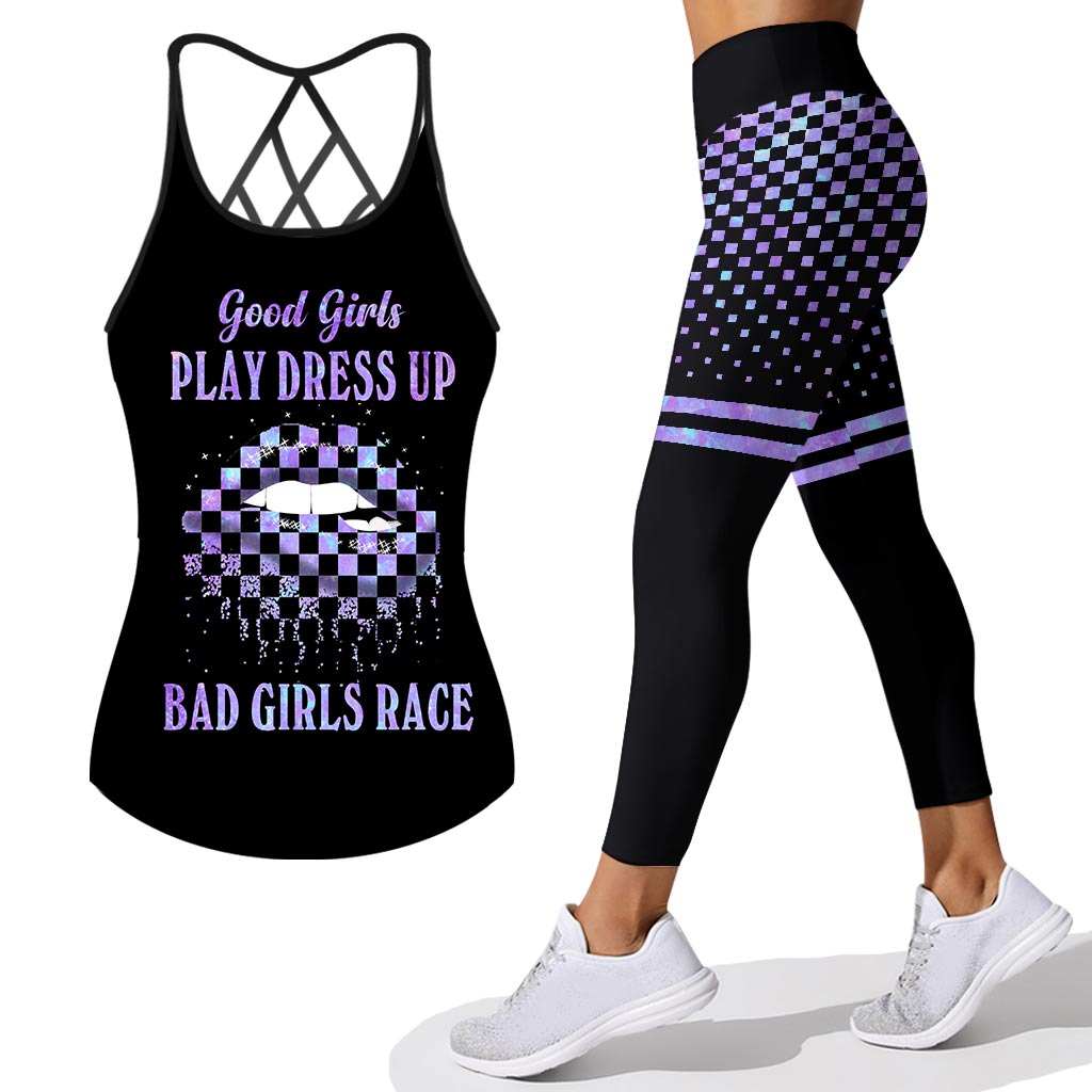 Bad Girls Race – Renn-Tanktop und Leggings