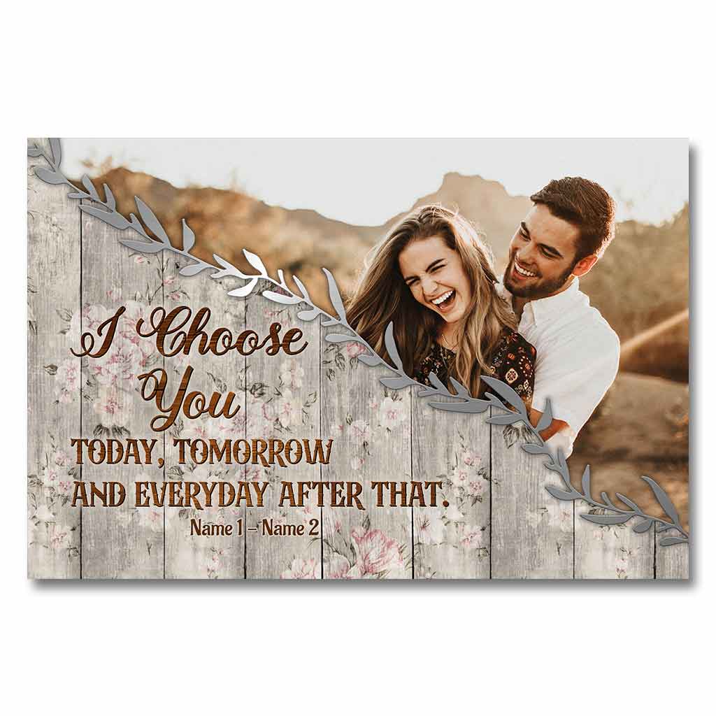 Wir sind nur füreinander bestimmt – Personalisiertes Poster für Paare