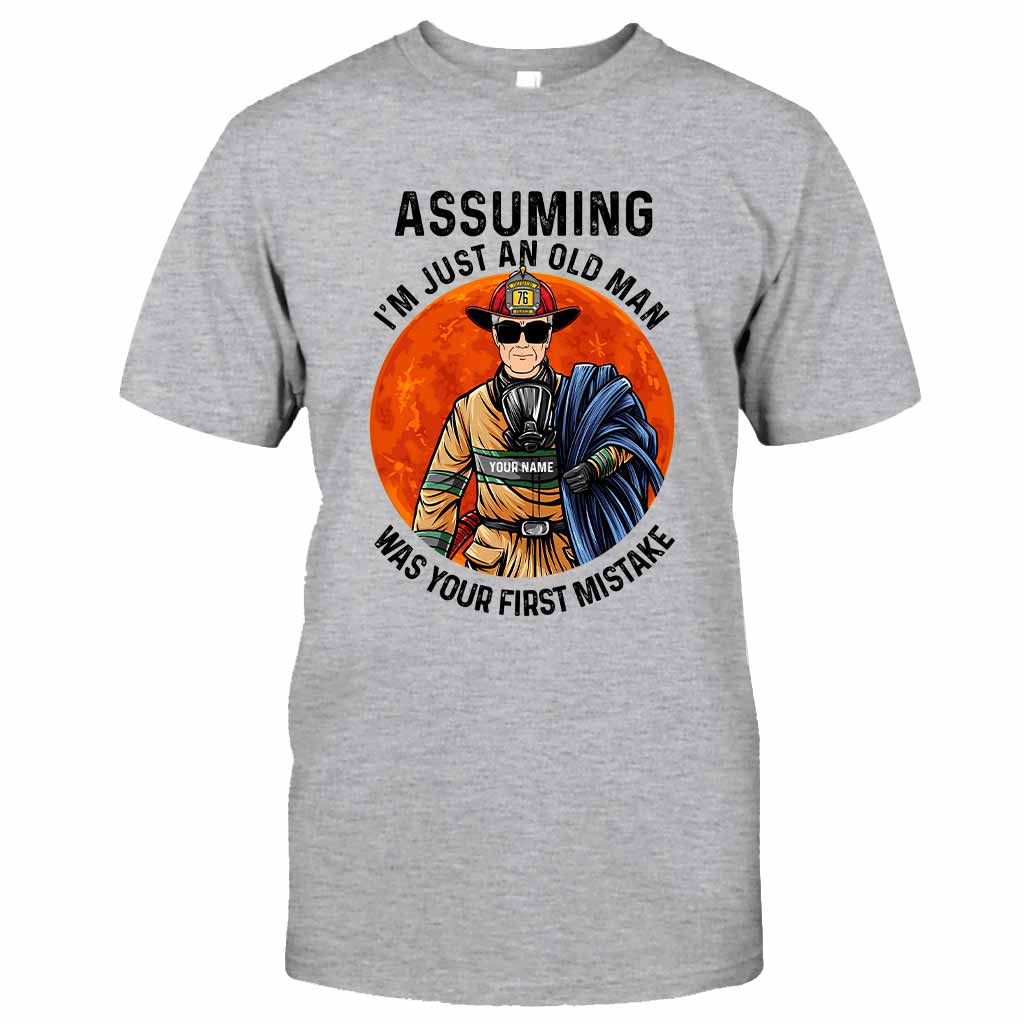 Dein Fehler – Personalisiertes Feuerwehr-T-Shirt und Hoodie