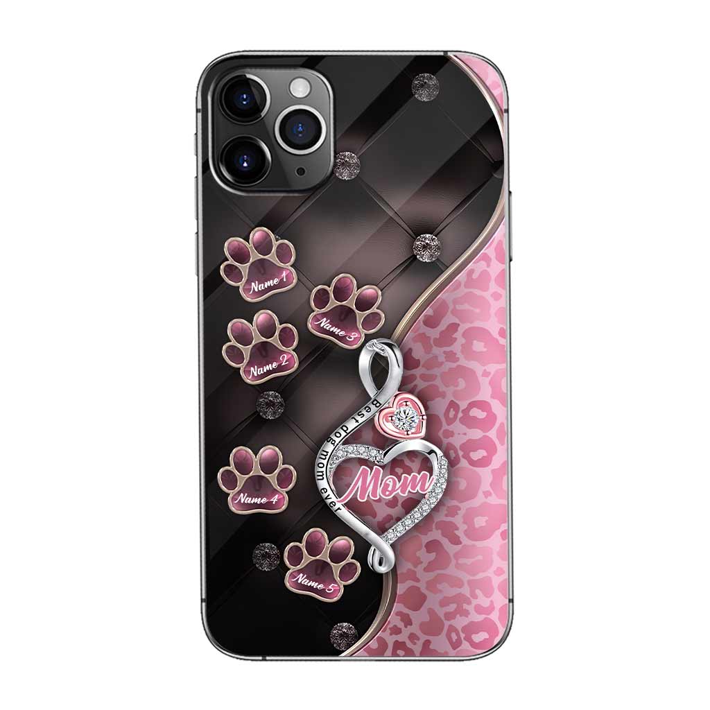 Best Dog Mom Ever Rose Gold - Mother's Day Personalized Dog Phone Case