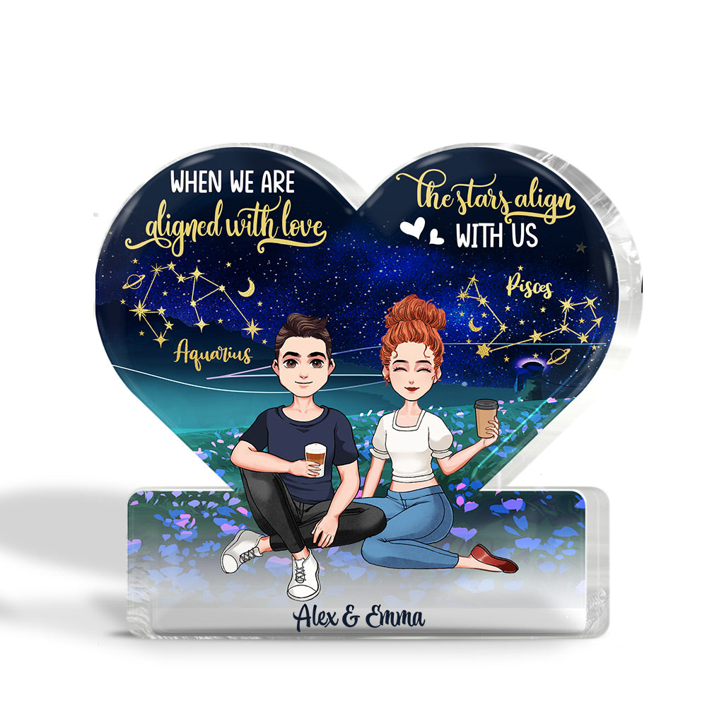 I Love You To The Moon - Personalized Couple Couple Custom Shaped Acrylic Plaque