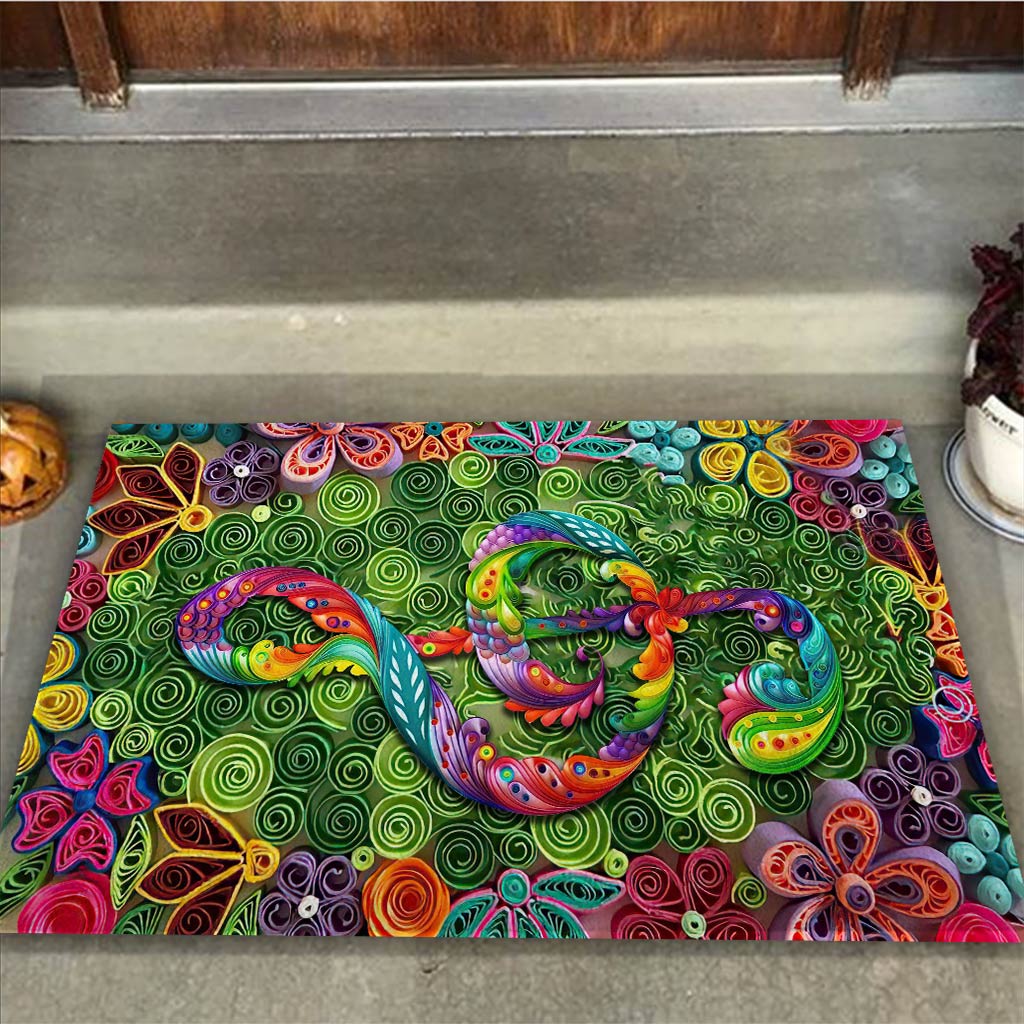 Love music - Piano 3D Pattern Print Doormat