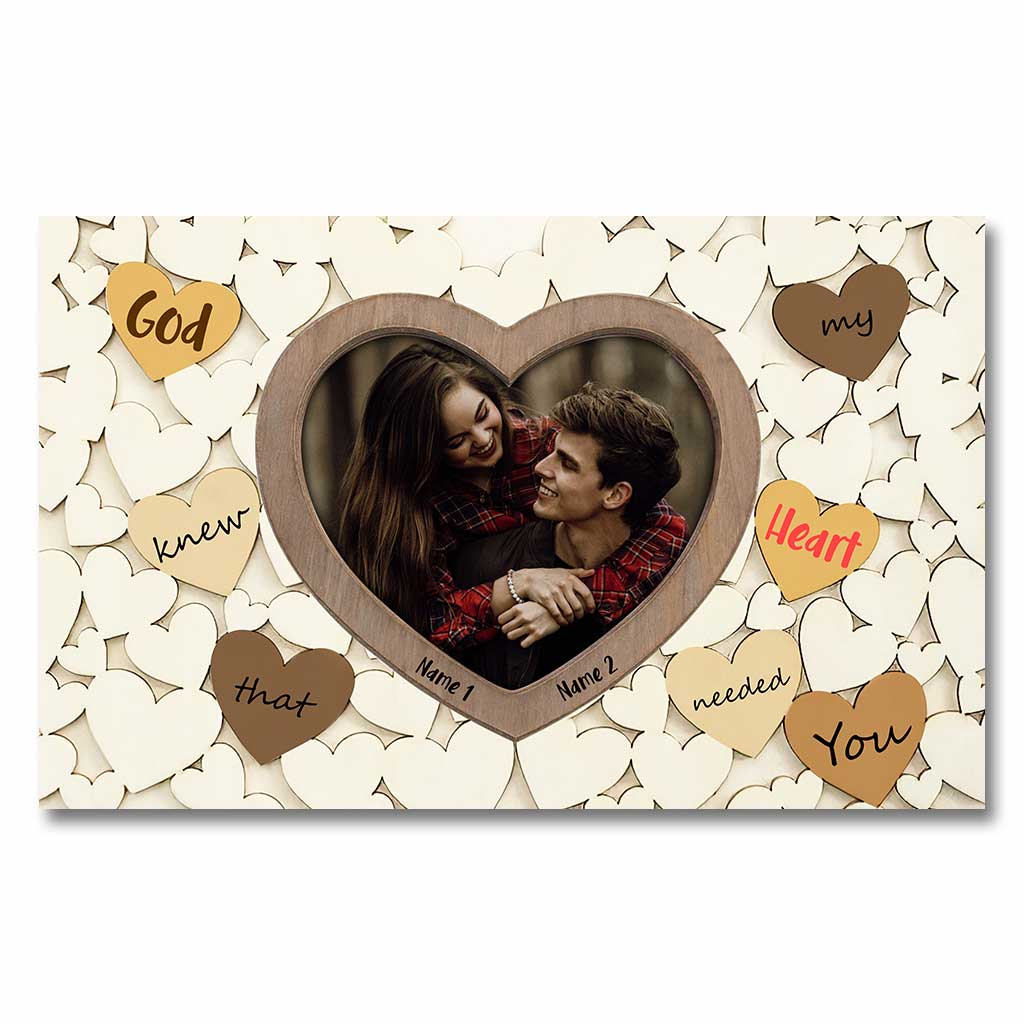 Wo immer ich bei dir bin – personalisiertes Poster für Paare