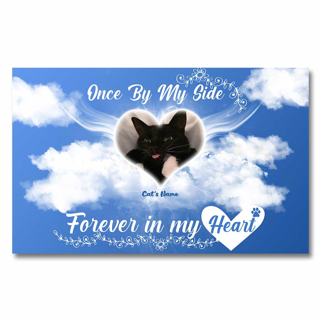 Katzenfell erscheint, wenn Engel in der Nähe sind – Personalisiertes Katzenposter