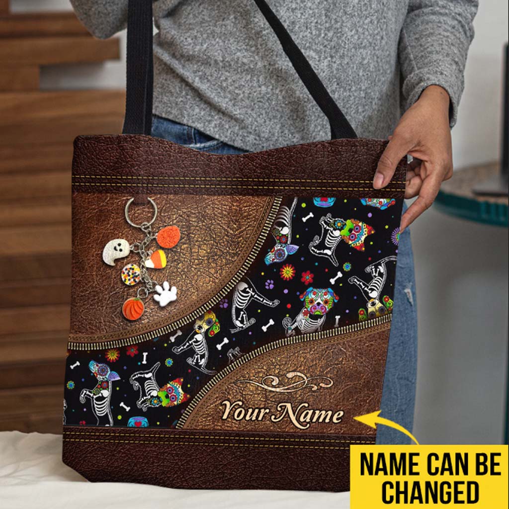 Personalisierte Halloween-Tragetasche für Hunde