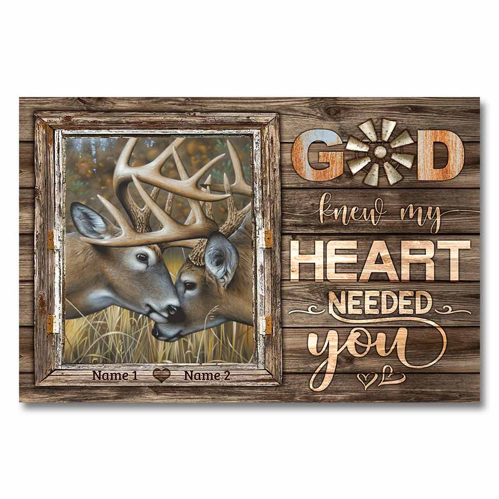 Home Is Wherever I'm With You - Personalized Hunting Poster