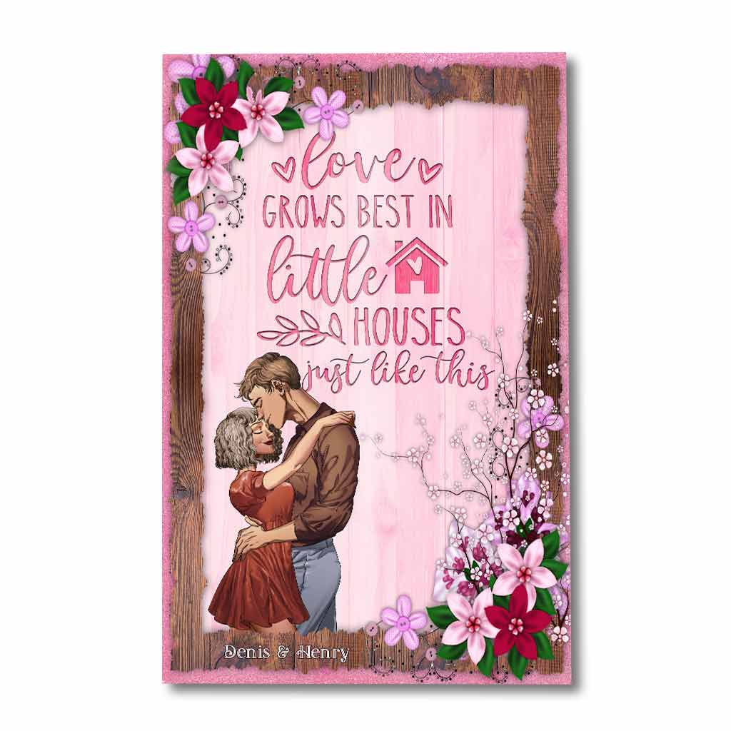 Mein Lieblingsort auf der ganzen Welt – personalisiertes Poster für Paare