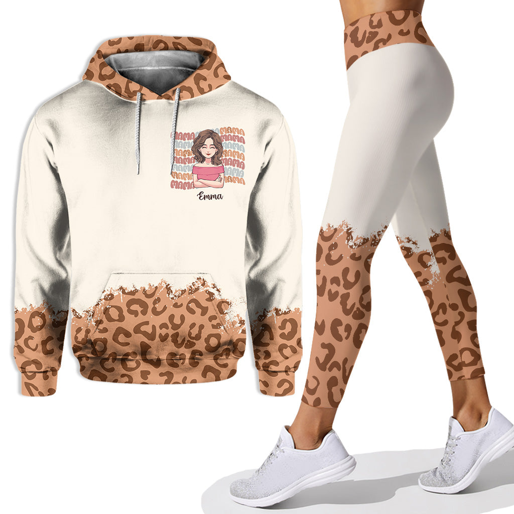 Mama Mama Mama – Personalisierter Muttertags-Hoodie und Leggings für Mütter