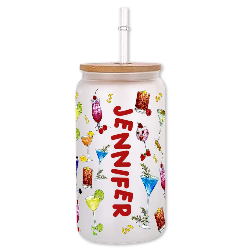 Sommerfeeling – personalisiertes Cocktailglas