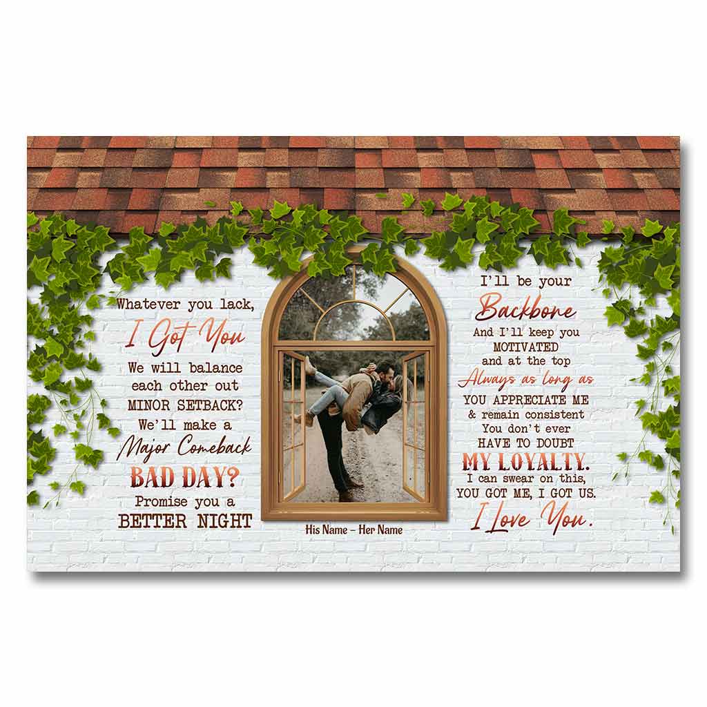 Wenn wir am Ende ankommen – Personalisiertes Poster für Paare