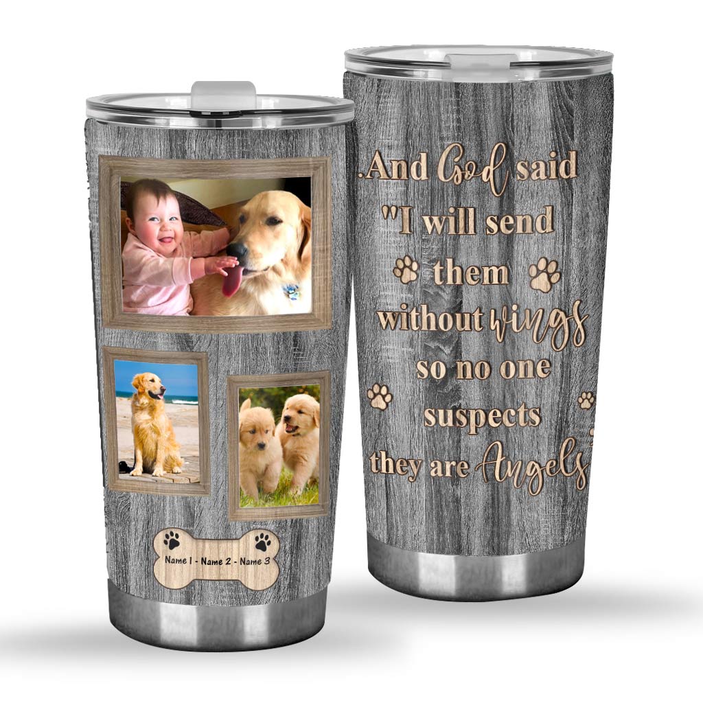 Und Gott sprach – personalisierter Hunde-Trinkbecher