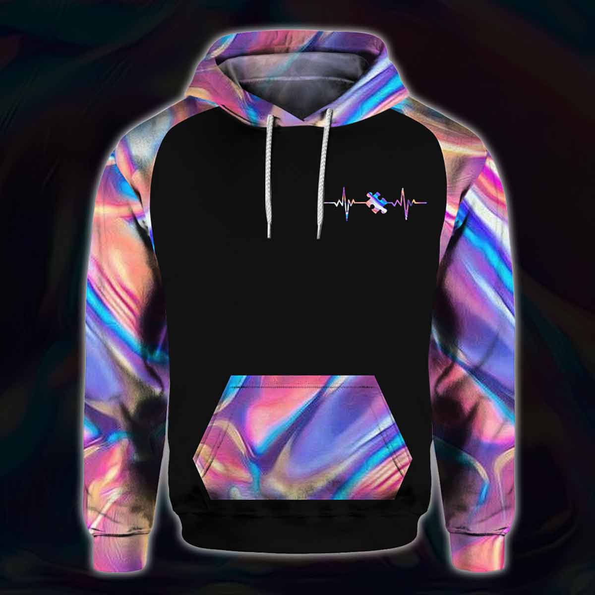 Liebe braucht keine Worte – T-Shirt und Hoodie zur Sensibilisierung für Autismus