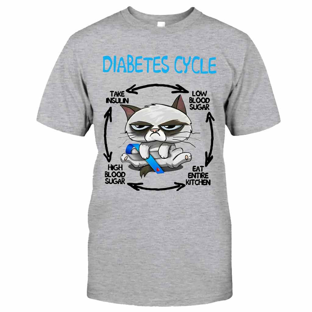 Diabetes Cycle – T-Shirt und Hoodie zur Aufklärung über Diabetes 082021