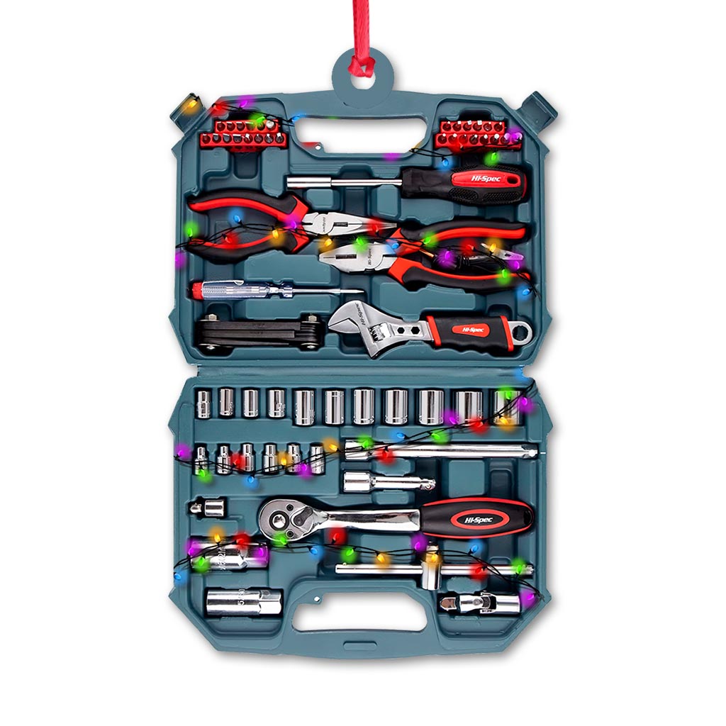 All I Want For Christmas - Mechaniker-Weihnachtsbaumschmuck (beidseitig bedruckt)