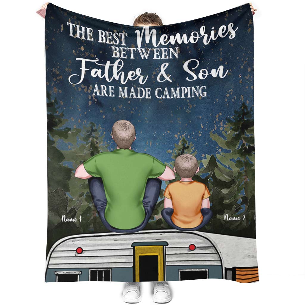 Wenn ich in Bestform bin – personalisierte Campingdecke