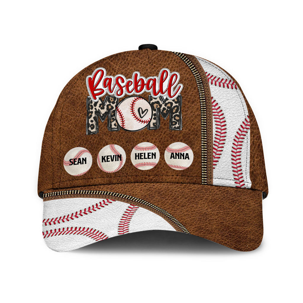 Baseball Mom – Personalisierte Baseball-Klassikerkappe