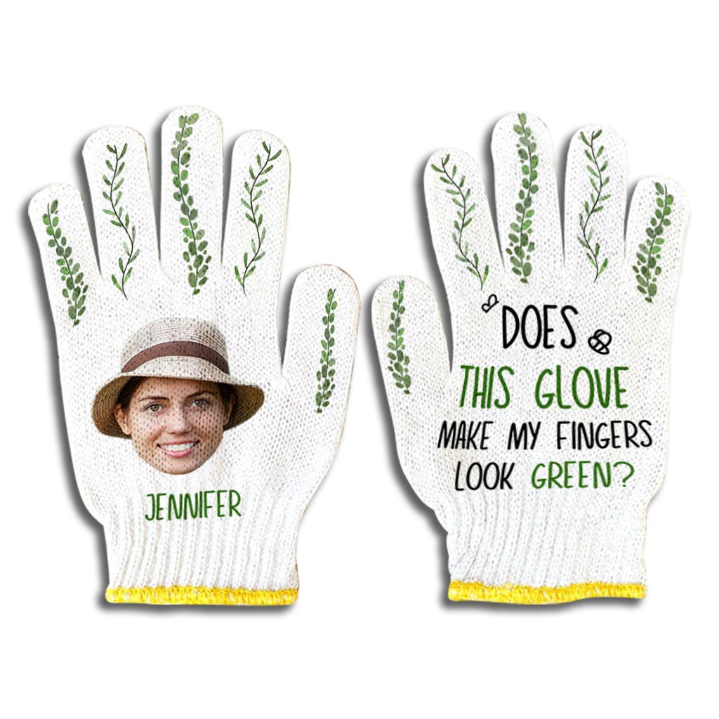 Lassen diese Handschuhe meine Finger grün aussehen? - Personalisierte Gartenhandschuhe