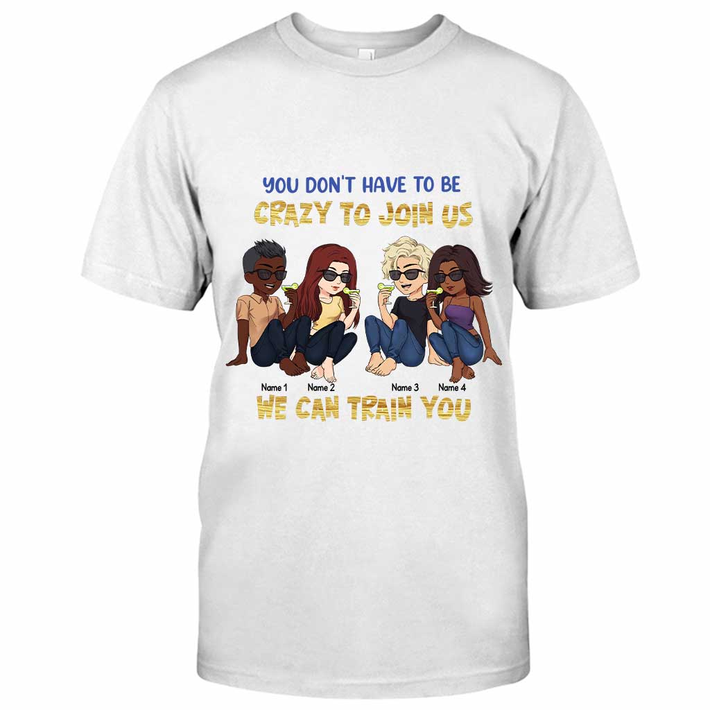 Beste Freundinnen sind die Schwestern, die wir uns selbst aussuchen – Geschenk für die beste Freundin – Personalisiertes T-Shirt und Hoodie