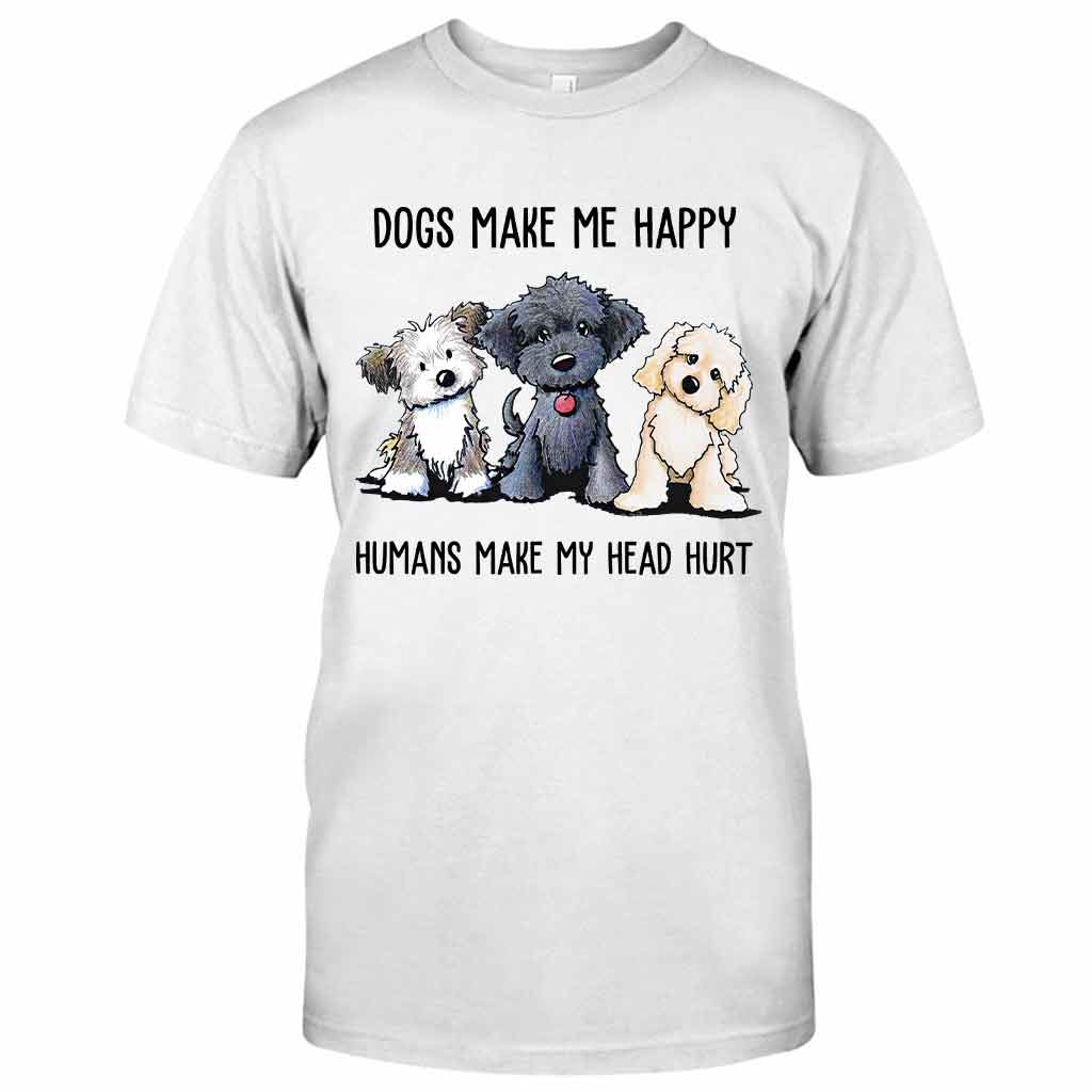 Hunde machen mich glücklich – T-Shirt und Hoodie 062021