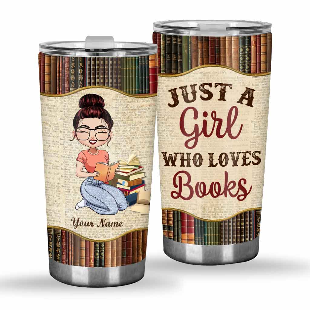 Just A Girl – Personalisierter Buchbecher