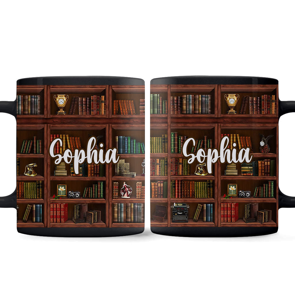 Personalisierte Buchtasse für Bücherliebhaber