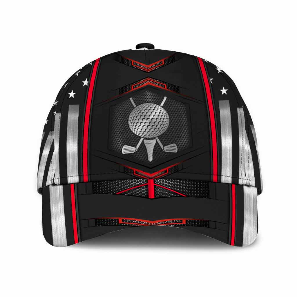 Golf Classic Cap mit aufgedruckten Belüftungslöchern 062021