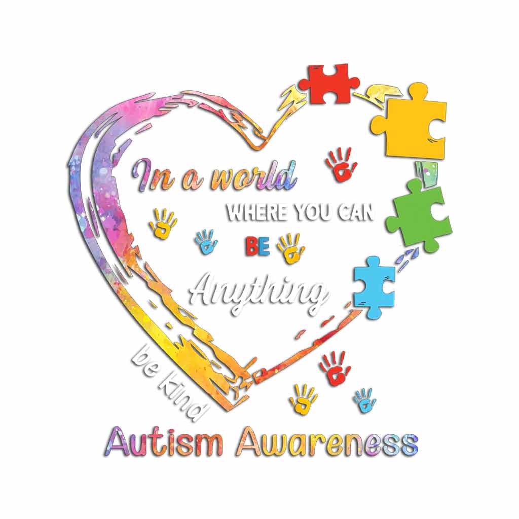 Be Kind - Autism Awareness Decal Full 062021