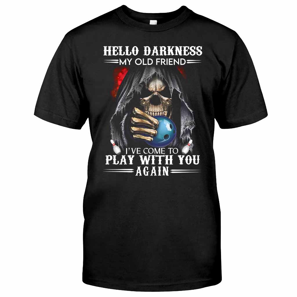 Hello Darkness – Bowling-T-Shirt und Hoodie 062021