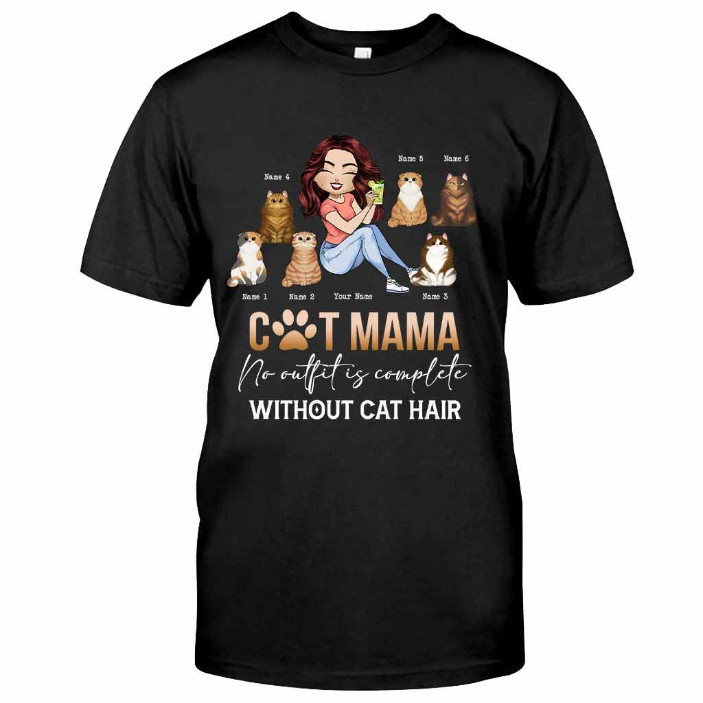 Katzenmama – Personalisiertes T-Shirt und Hoodie