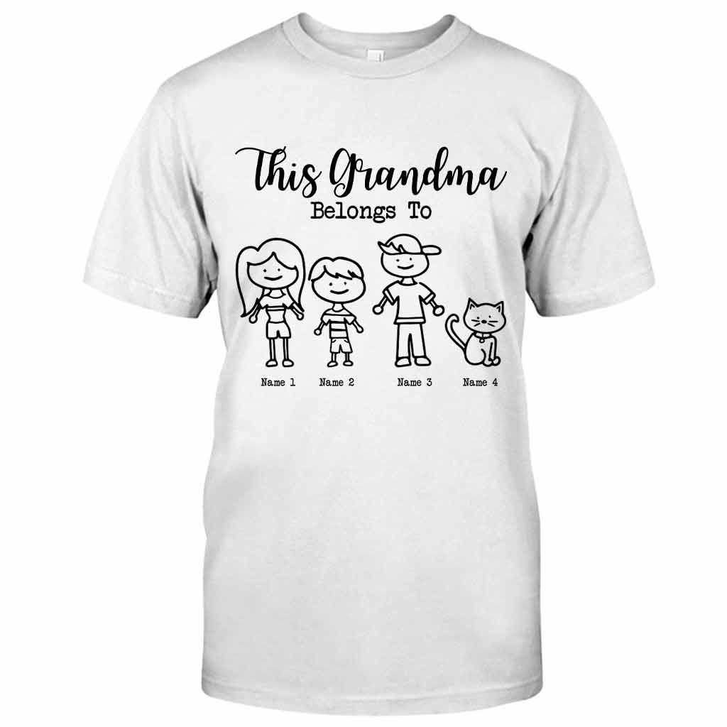 Dieses Oma-Shirt gehört zu – personalisiertes Oma-T-Shirt und Hoodie