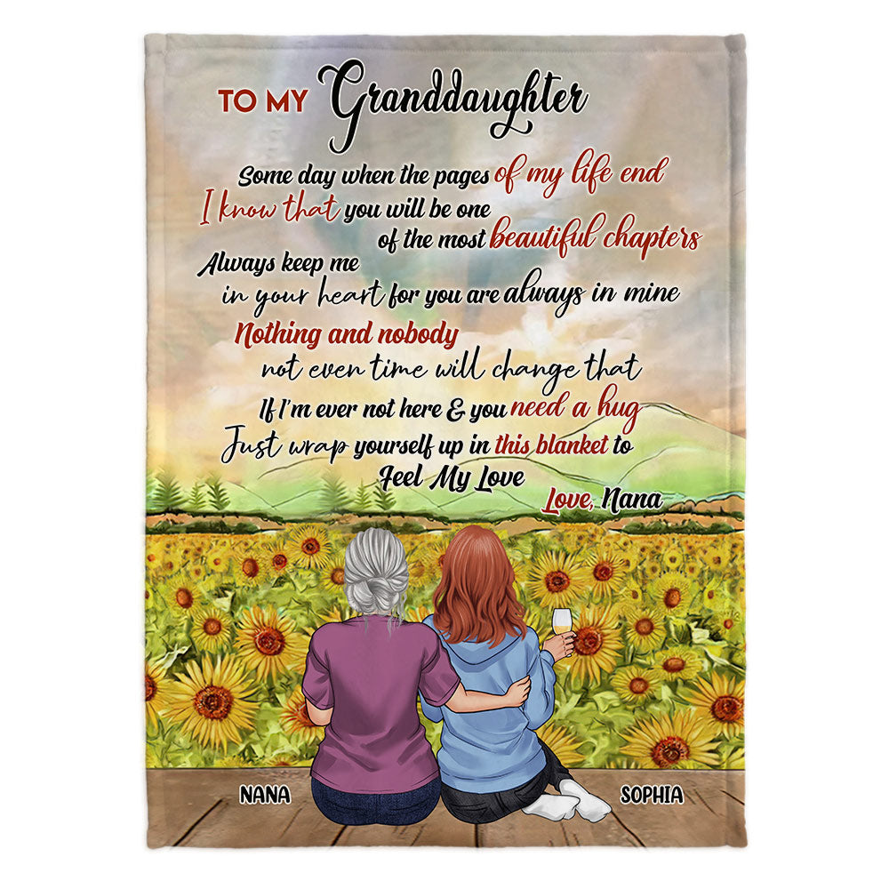 Someday When The Pages - Personalized Mother's Day Grandma Blanket