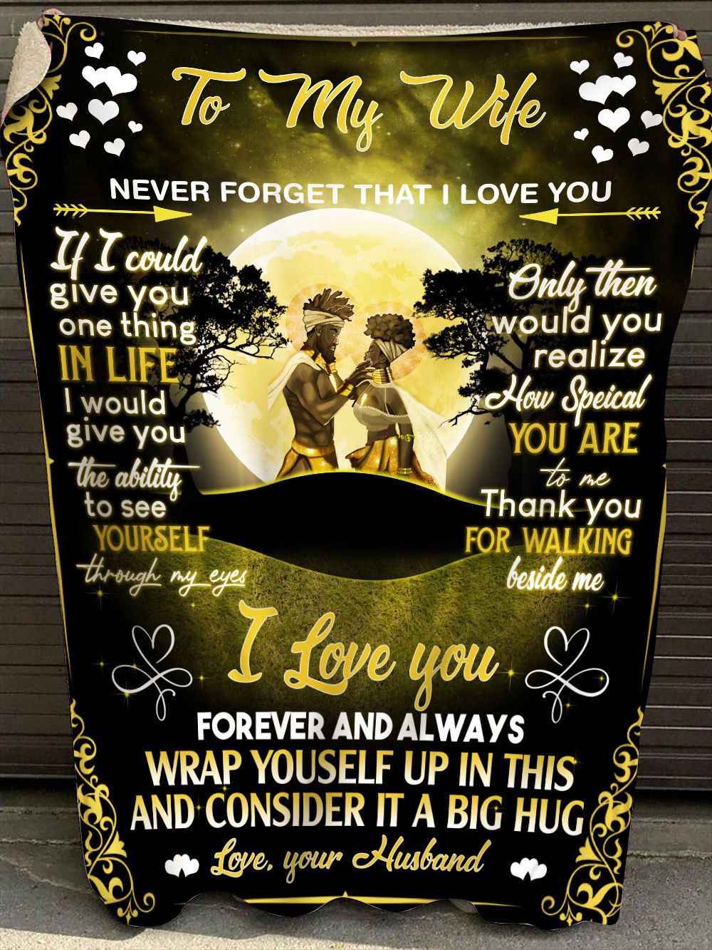 Ich liebe dich für immer und ewig – Partnerdecke 0124