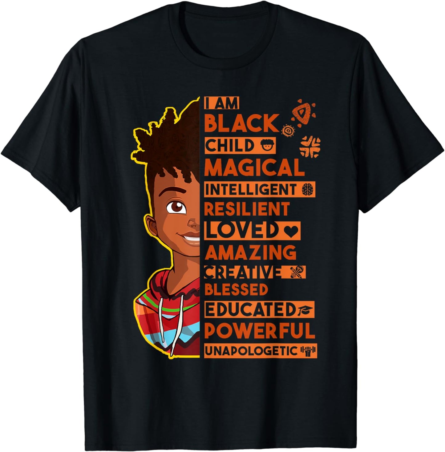 Black Child African American T-shirt & Hoodie 0224