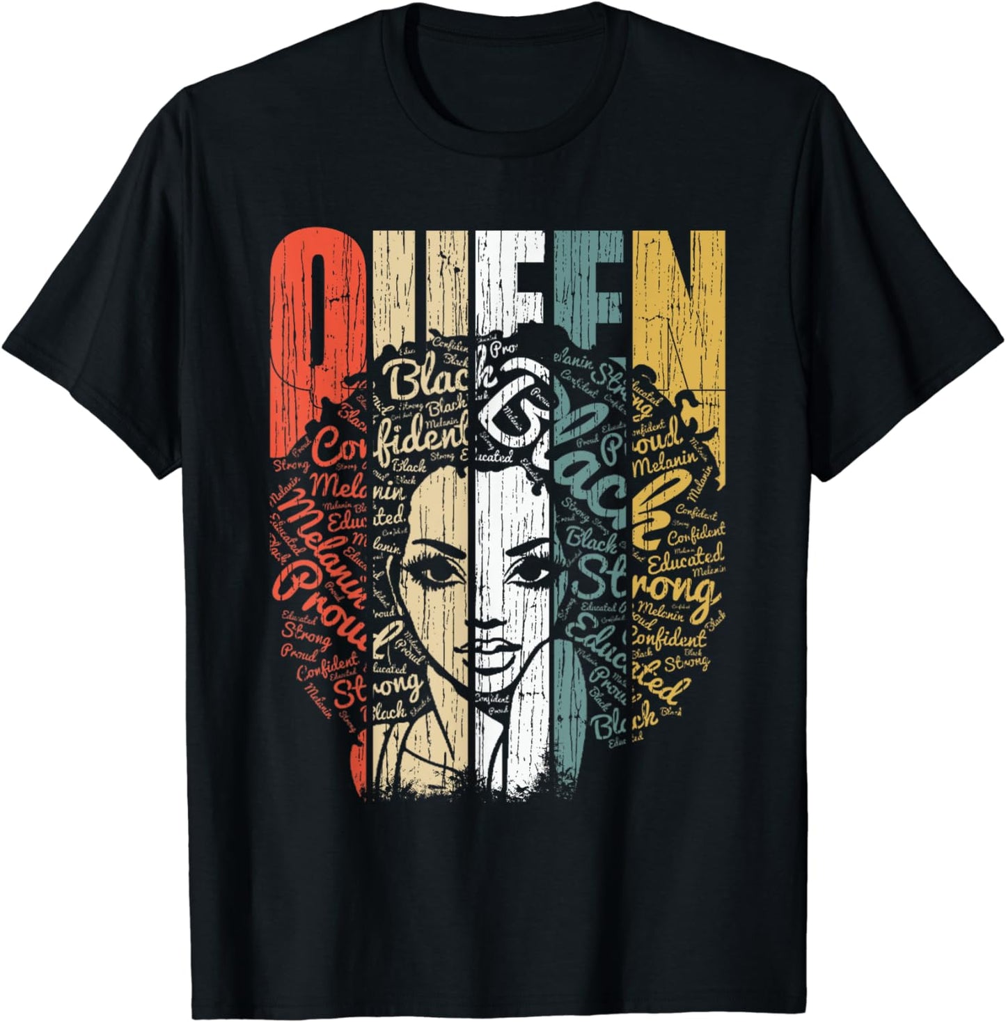 Stolze Königin – Afroamerikanisches T-Shirt & Hoodie 0224