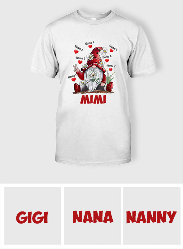 Oma/Mama, wir lieben dich – Personalisiertes Muttertags-T-Shirt und Hoodie