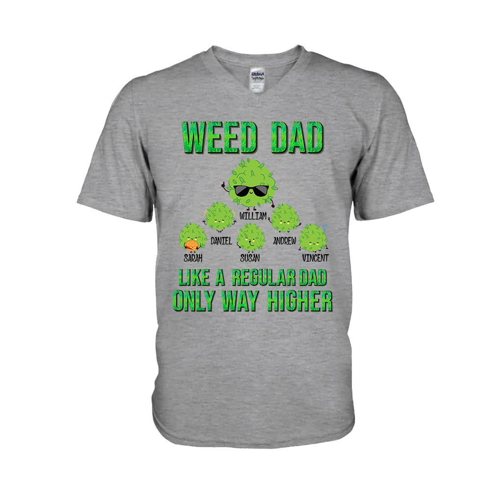High Dad – Personalisiertes Weed-T-Shirt und Hoodie