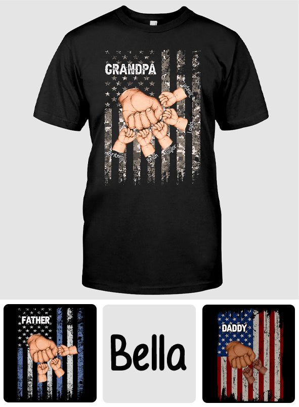 Bester Opa/Papa/Vater aller Zeiten – Personalisiertes Opa-T-Shirt und Hoodie