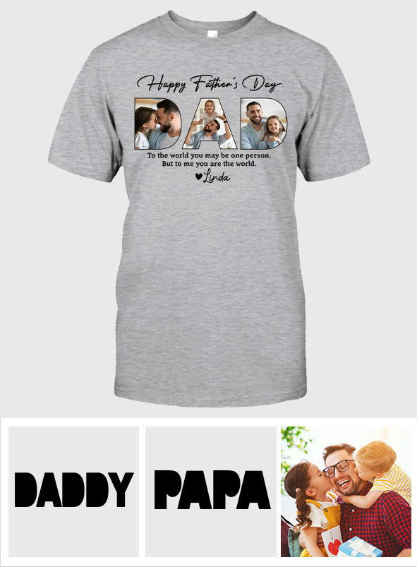 Alles Gute zum Vatertag, Papa! – Personalisiertes Vater-T-Shirt und Hoodie