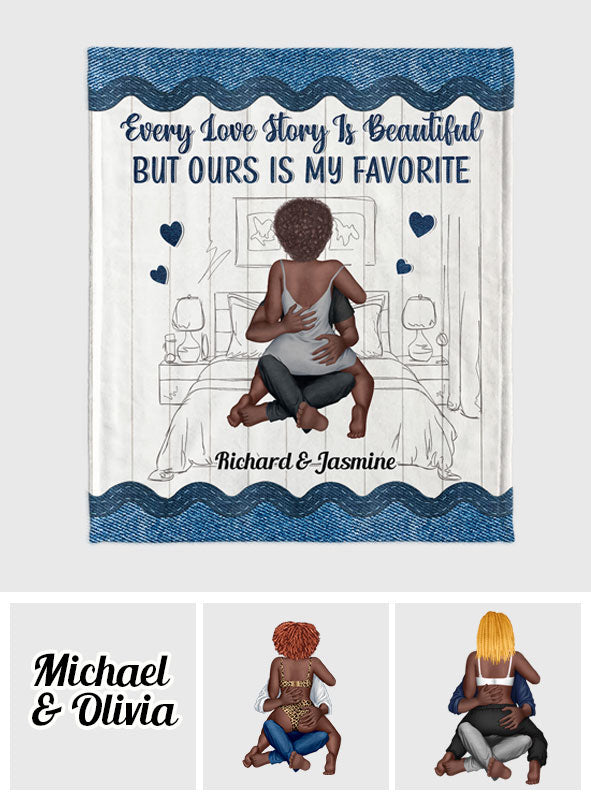 Unsere ist meine Lieblingsdecke – personalisierte Decke für Afroamerikaner
