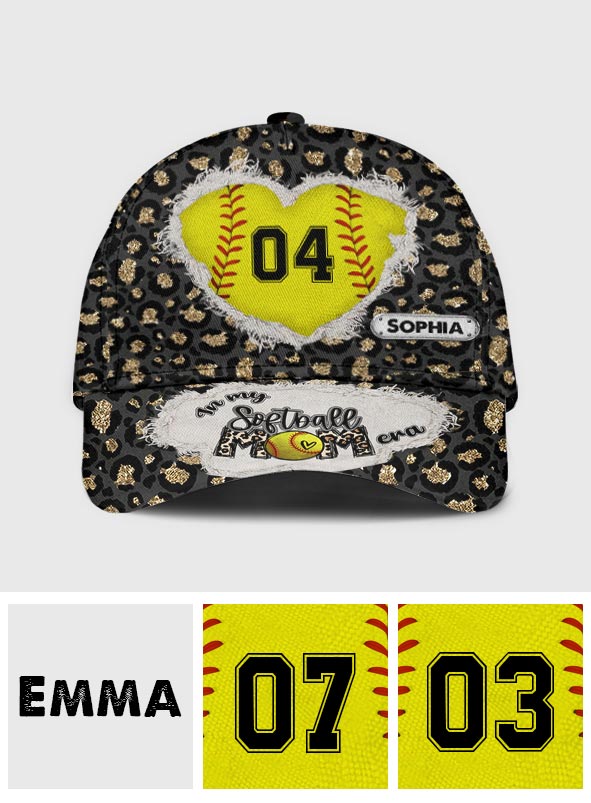In meiner Softball-Mama-Ära – Personalisierte Softball-Klassiker-Kappe