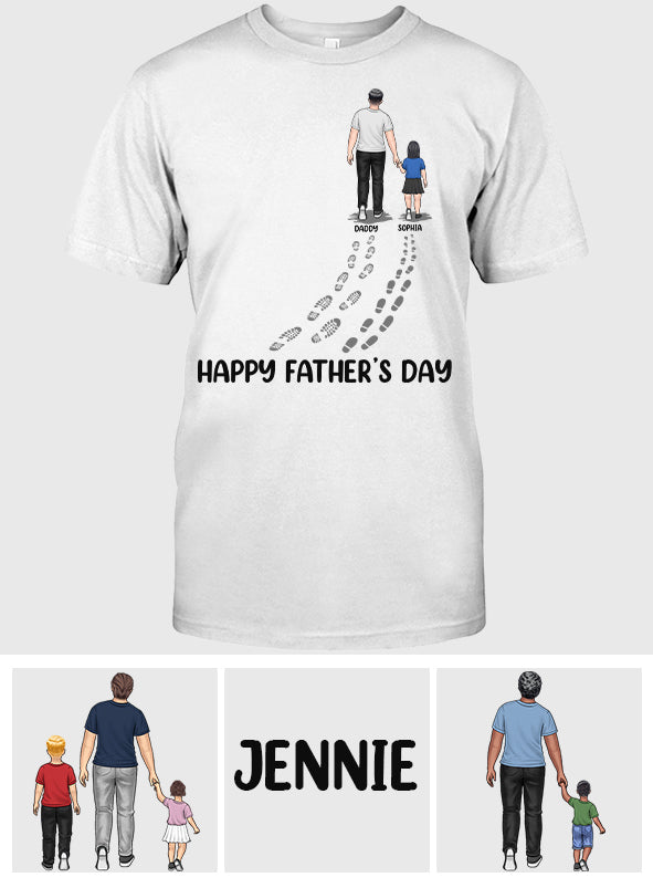 Happy Father's Day - Personalized Father T-shirt And Hoodie