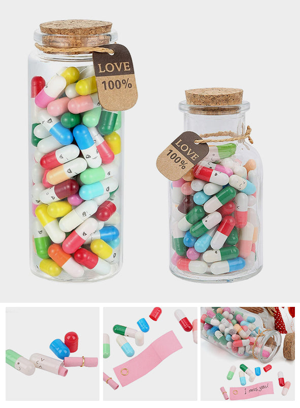 Vorformulierte Nachricht – Liebeskapselbrief