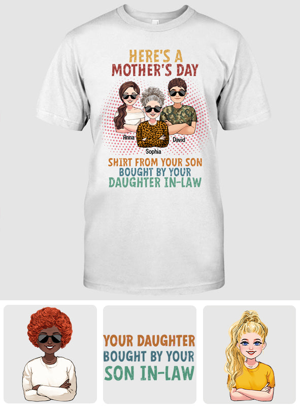 A Shirt From Your Son/ Daughter - Personalized Mother T-shirt And Hoodie