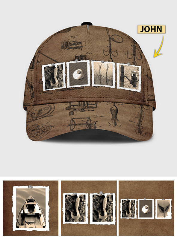Vintage Fishing Custom Name - Personalized Fishing Classic Cap
