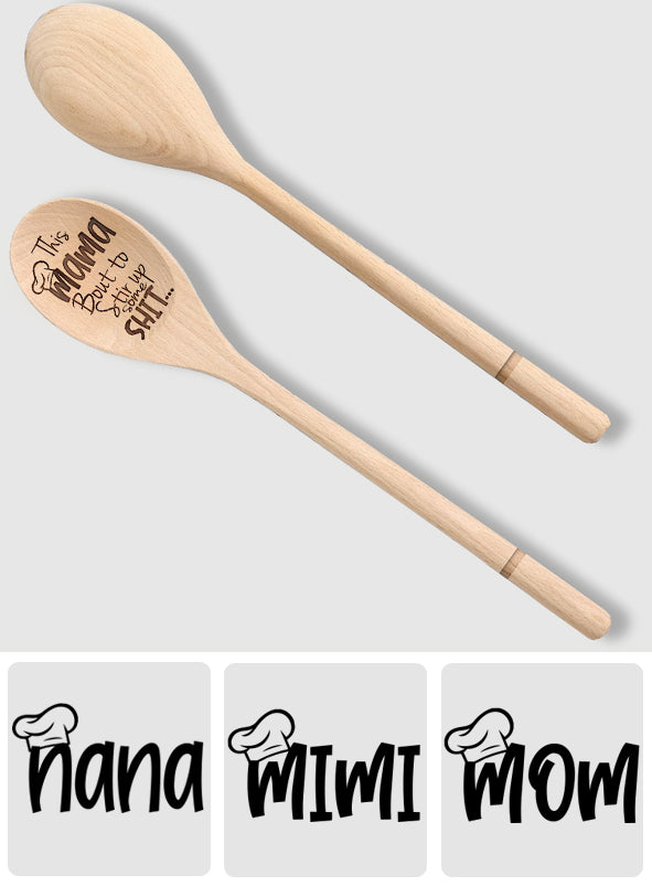 Mama/Oma/Mama... kocht das beste Essen – personalisierter Holzlöffel für Mütter