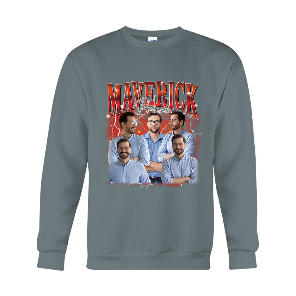 Individueller Text und Fotos – das perfekte Geschenk für jeden Anlass – personalisiertes T-Shirt und Hoodie